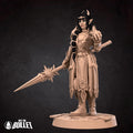 Female Half-Elf Cleric Miniature | Tabletop RPG Miniature | Bite the Bullet | Roleplaying 3D Printed Fantasy Mini - 3DPrintDen