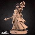 Female Mage Invoker Miniature | Tabletop RPG Miniature | Bite the Bullet | Roleplaying 3D Printed Fantasy Mini - 3DPrintDen
