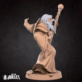 Harper Wizard Miniature | Tabletop RPG Miniature | Bite the Bullet | Roleplaying 3D Printed Fantasy Mini - 3DPrintDen