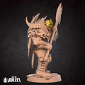 Masked Warrior Miniature | Tabletop RPG Miniature | Bite the Bullet | Roleplaying 3D Printed Fantasy Mini - 3DPrintDen