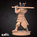 Tiefling Paladin Miniature | Tabletop RPG Miniature | Bite the Bullet | Roleplaying 3D Printed Fantasy Mini - 3DPrintDen