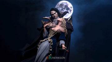 Death's Kiss Surrender Diorama Miniature | Tabletop RPG Miniature | Nerikson | Roleplaying 3D Printed Fantasy Mini - 3DPrintDen