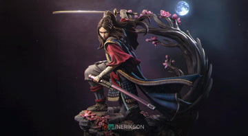 The Kawata Sisters Miniature, Michiko | Tabletop RPG Miniature | Nerikson | Roleplaying 3D Printed Fantasy Mini - 3DPrintDen