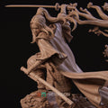 The Kawata Sisters Miniature, Michiko | Tabletop RPG Miniature | Nerikson | Roleplaying 3D Printed Fantasy Mini - 3DPrintDen