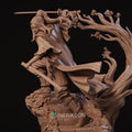 The Kawata Sisters Miniature, Michiko | Tabletop RPG Miniature | Nerikson | Roleplaying 3D Printed Fantasy Mini - 3DPrintDen
