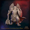 Commander Miniature, Leonai | Tabletop RPG Miniature | Great Grimoire | Roleplaying 3D Printed Fantasy Mini - 3DPrintDen