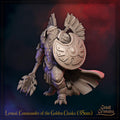 Commander Miniature, Leonai | Tabletop RPG Miniature | Great Grimoire | Roleplaying 3D Printed Fantasy Mini - 3DPrintDen