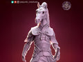 Horse Warrior Miniature | Tabletop RPG Miniature | Pepunki Creatures | Roleplaying 3D Printed Fantasy Mini - 3DPrintDen