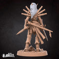 Female Elf Rogue Miniature | Tabletop RPG Miniature | Bite the Bullet | Roleplaying 3D Printed Fantasy Mini - 3DPrintDen