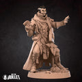 Human Medium Miniature | Tabletop RPG Miniature | Bite the Bullet | Roleplaying 3D Printed Fantasy Mini - 3DPrintDen