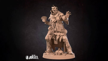 Human Medium Miniature | Tabletop RPG Miniature | Bite the Bullet | Roleplaying 3D Printed Fantasy Mini - 3DPrintDen