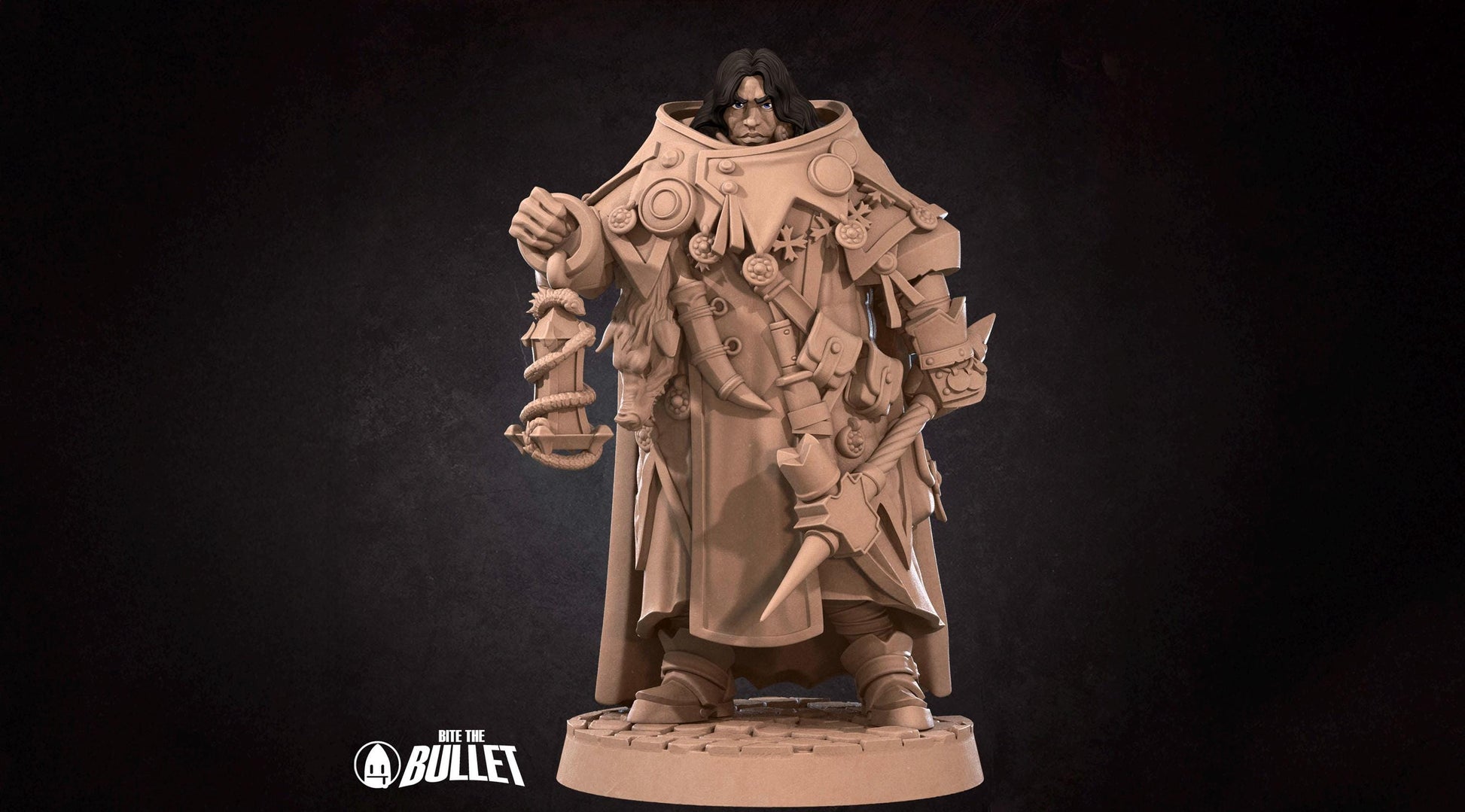 Thaumaturge Miniature | Tabletop RPG Miniature | Bite the Bullet | Roleplaying 3D Printed Fantasy Mini - 3DPrintDen