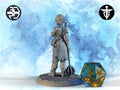 Female Cleric Miniature, Becca | Twin Goddess Miniatures | Tabletop RPG Miniature | Roleplaying 3D Printed Fantasy Mini - 3DPrintDen