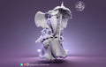 Elephant Lady Miniature | Tabletop RPG Miniature | Pepunki Creatures | Roleplaying 3D Printed Fantasy Mini - 3DPrintDen
