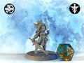 Female Goblin Warrior Miniature, Amber | Twin Goddess Miniatures | Tabletop RPG Miniature | Roleplaying 3D Printed Fantasy Mini - 3DPrintDen