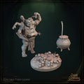 Chef of the Dark Feast Miniature, Epicurus Void | Tabletop RPG Miniature | Great Grimoire | Roleplaying 3D Printed Fantasy Mini - 3DPrintDen