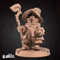 Black Mage Miniature | Tabletop RPG Miniature | Bite the Bullet | Roleplaying 3D Printed Fantasy Mini - 3DPrintDen