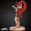 Female Outlaw Mercenary Miniature | Tabletop RPG Miniature | Javier Txiki Tejedor | Roleplaying 3D Printed Fantasy Mini - 3DPrintDen