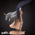 One-Winged Angel Miniature | Tabletop RPG Miniature | Bite the Bullet | Roleplaying 3D Printed Fantasy Mini - 3DPrintDen