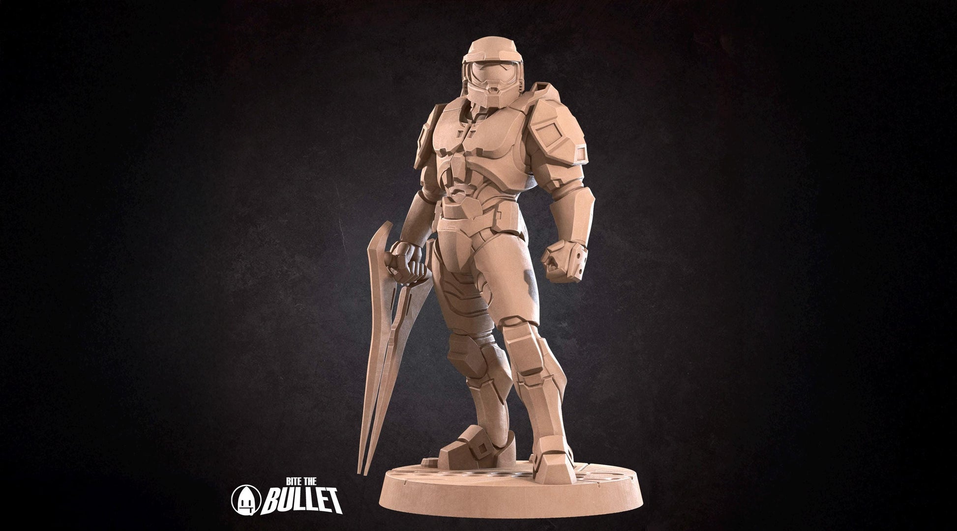 Sierra Space Warrior Miniature | Tabletop RPG Miniature | Bite the Bullet | Roleplaying 3D Printed Fantasy Mini - 3DPrintDen