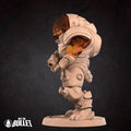 Space Turtle Berserker Miniature, Shotgun | Tabletop RPG Miniature | Bite the Bullet | Roleplaying 3D Printed Fantasy Mini - 3DPrintDen