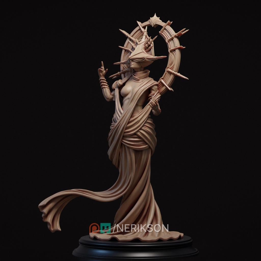 Incarnation of Time Miniature | Tabletop RPG Miniature | Nerikson | Roleplaying 3D Printed Fantasy Mini - 3DPrintDen