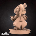 Black Mage Miniature | Tabletop RPG Miniature | Bite the Bullet | Roleplaying 3D Printed Fantasy Mini - 3DPrintDen
