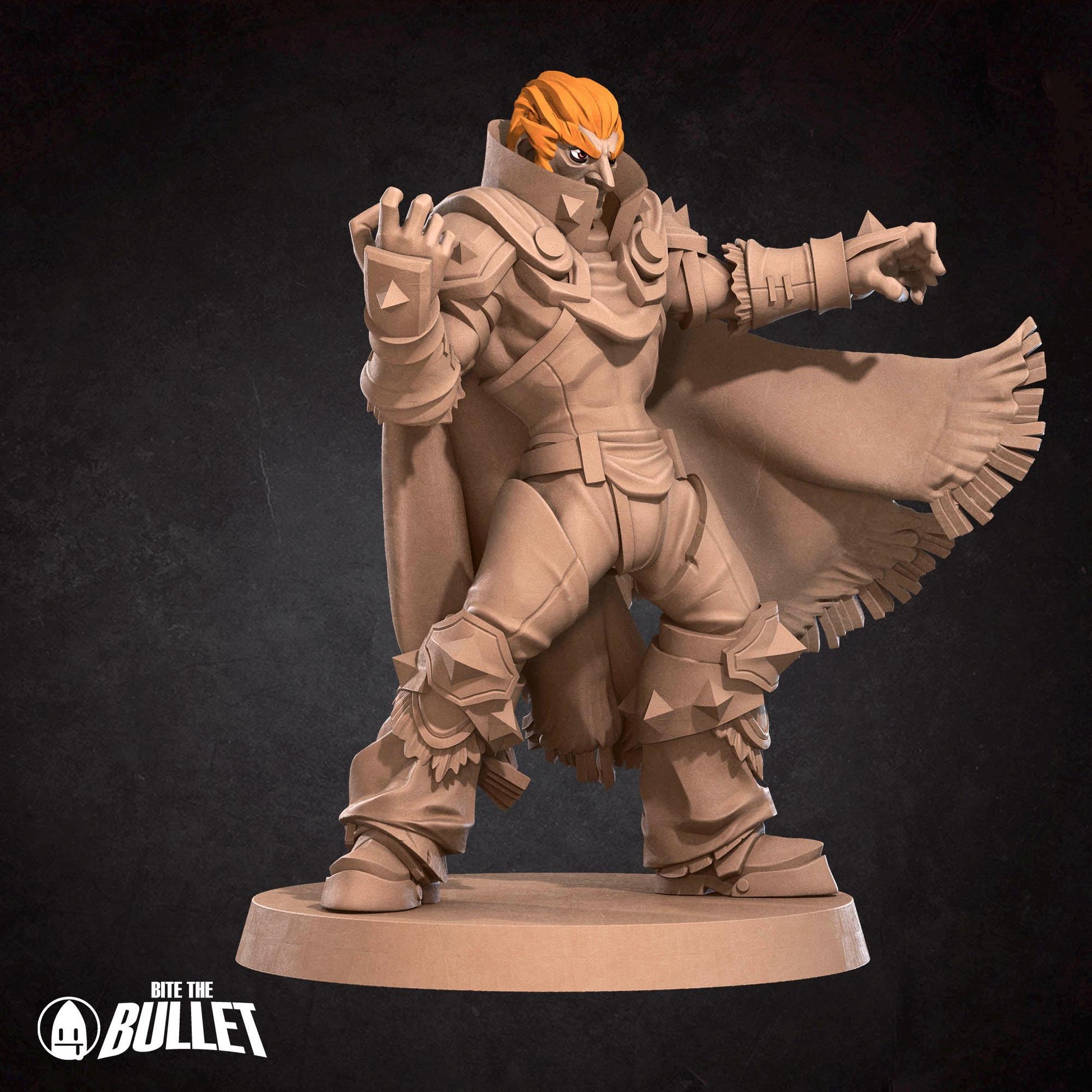 Calamity King Miniature | Tabletop RPG Miniature | Bite the Bullet | Roleplaying 3D Printed Fantasy Mini - 3DPrintDen