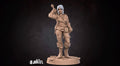 White Lioness Miniature | Tabletop RPG Miniature | Javier Txiki Tejedor | Roleplaying 3D Printed Fantasy Mini - 3DPrintDen