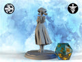 Female Elf Milk Maid Miniature, Lallon | Twin Goddess Miniatures | Tabletop RPG Miniature | Roleplaying 3D Printed Fantasy Mini - 3DPrintDen