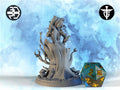 Female Dryad Miniature, Morille | Twin Goddess Miniatures | Tabletop RPG Miniature | Roleplaying 3D Printed Fantasy Mini - 3DPrintDen
