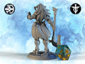 Female Dragon Warrior Miniature, Rathnir | Twin Goddess Miniatures | Tabletop RPG Miniature | Roleplaying 3D Printed Fantasy Mini - 3DPrintDen