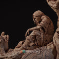 A Moment of Rest Diorama Miniature, Nastasya | Tabletop RPG Miniature | Nerikson | Roleplaying 3D Printed Fantasy Mini - 3DPrintDen