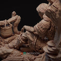 A Moment of Rest Diorama Miniature, Nastasya | Tabletop RPG Miniature | Nerikson | Roleplaying 3D Printed Fantasy Mini - 3DPrintDen