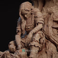 A Moment of Rest Diorama Miniature, Nastasya | Tabletop RPG Miniature | Nerikson | Roleplaying 3D Printed Fantasy Mini - 3DPrintDen