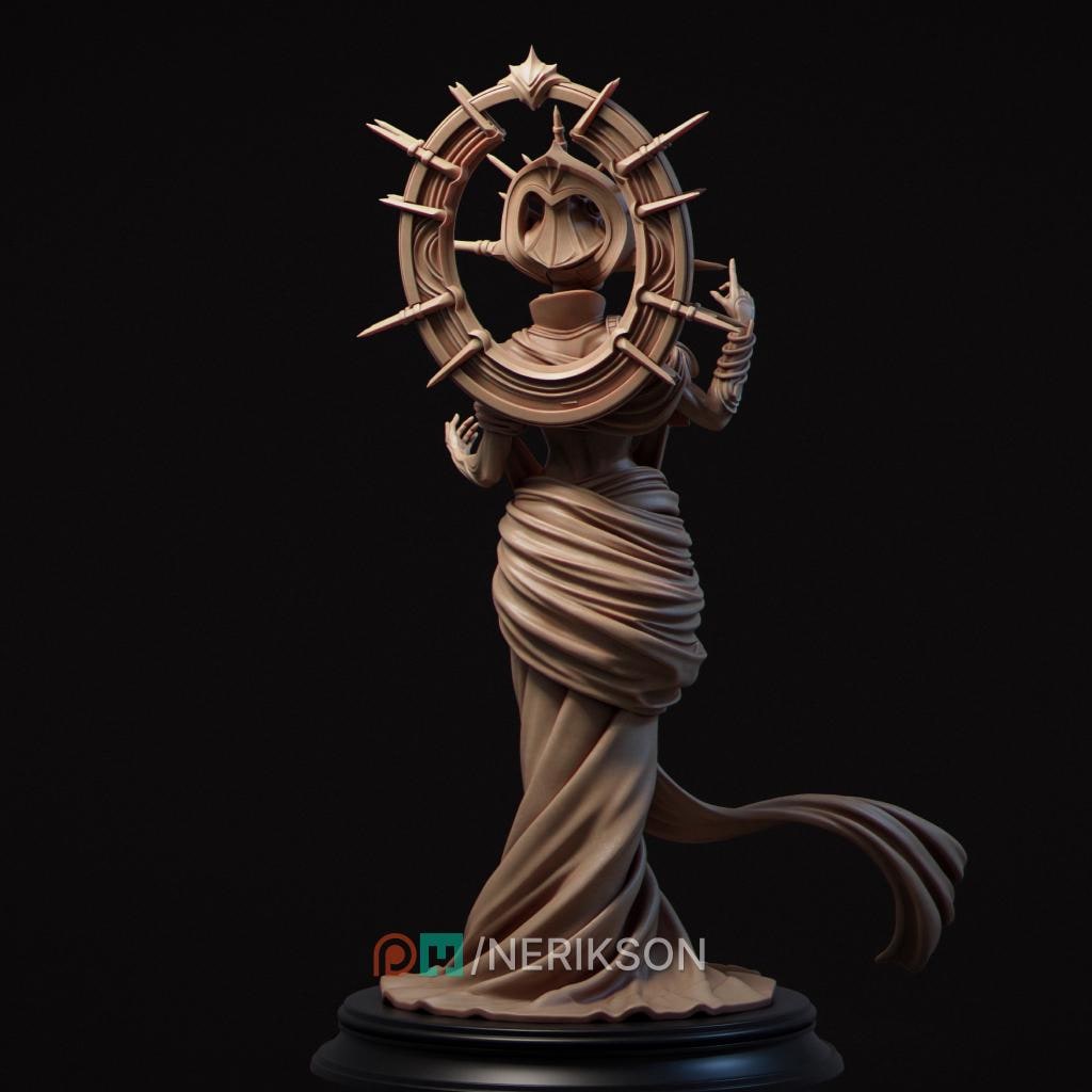 Incarnation of Time Miniature | Tabletop RPG Miniature | Nerikson | Roleplaying 3D Printed Fantasy Mini - 3DPrintDen