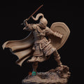 Shield Maiden Miniature, Nastasya | Tabletop RPG Miniature | Nerikson | Roleplaying 3D Printed Fantasy Mini - 3DPrintDen