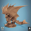 Legendary Bronze Dragon Miniature | Tabletop RPG Miniature | Rescale Miniature | Roleplaying 3D Printed Fantasy Mini - 3DPrintDen