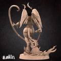 Succubus Miniature, Mara | Tabletop RPG Miniature | Bite the Bullet | Roleplaying 3D Printed Fantasy Mini - 3DPrintDen