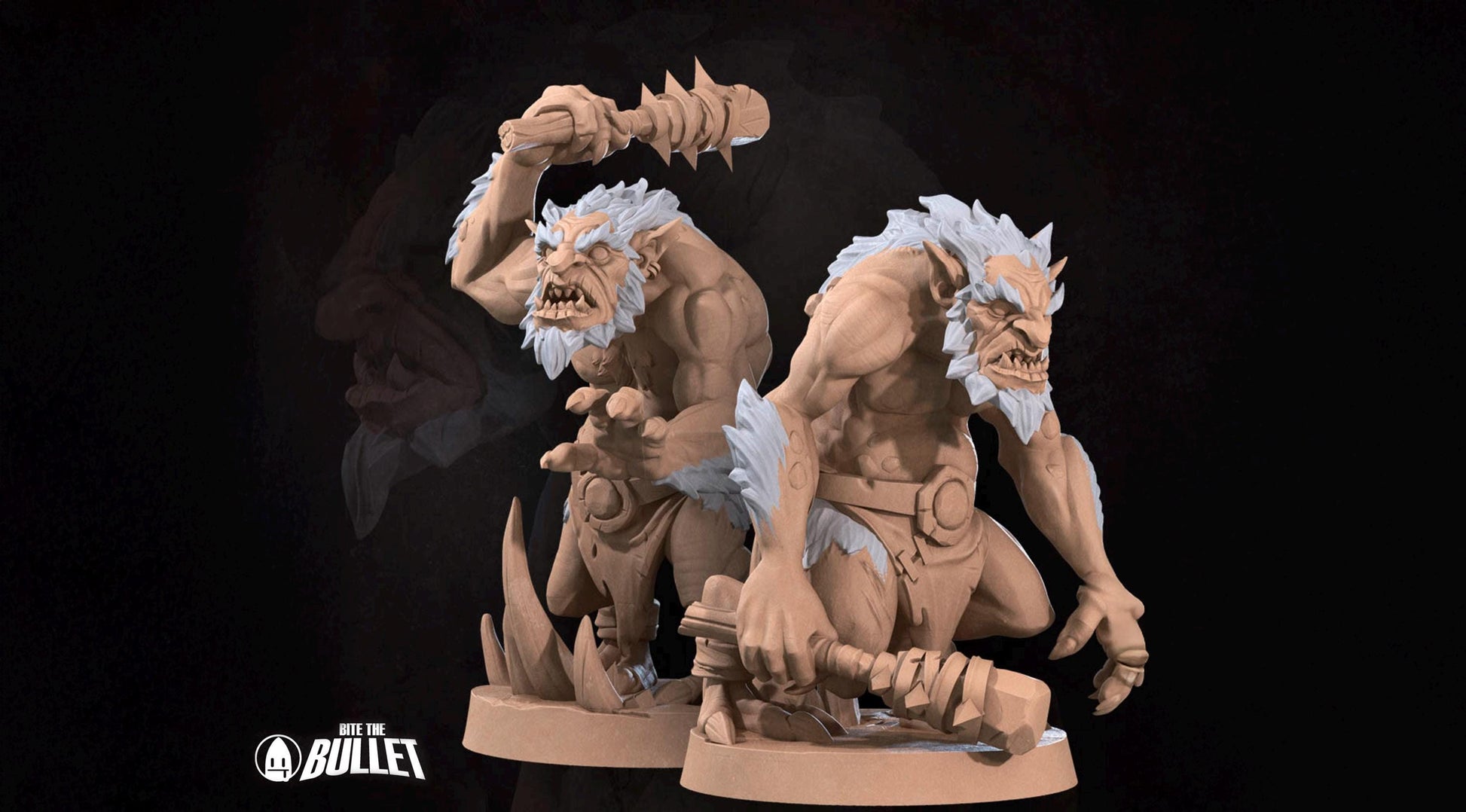 Troggs Miniature | Tabletop RPG Miniature | Bite the Bullet | Roleplaying 3D Printed Fantasy Mini - 3DPrintDen