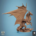 Legendary Bronze Dragon Miniature | Tabletop RPG Miniature | Rescale Miniature | Roleplaying 3D Printed Fantasy Mini - 3DPrintDen