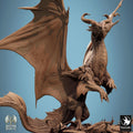 Legendary Bronze Dragon Miniature | Tabletop RPG Miniature | Rescale Miniature | Roleplaying 3D Printed Fantasy Mini - 3DPrintDen