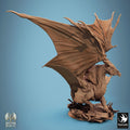 Legendary Bronze Dragon Miniature | Tabletop RPG Miniature | Rescale Miniature | Roleplaying 3D Printed Fantasy Mini - 3DPrintDen