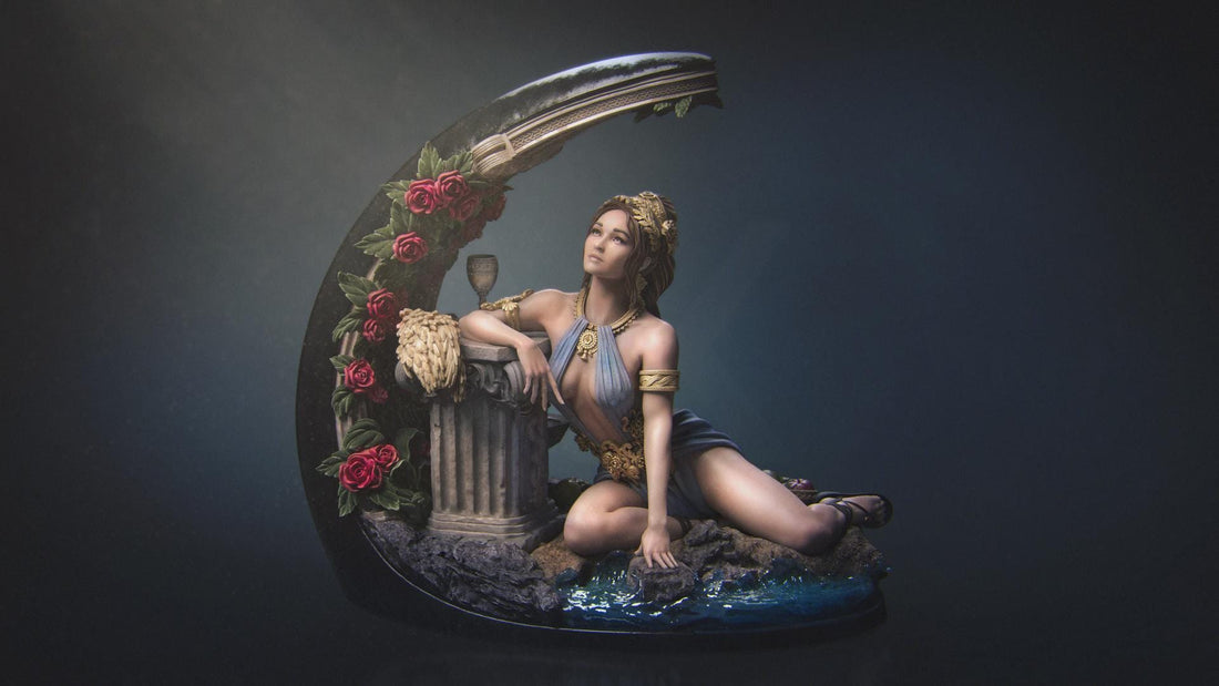 Summer Diorama Miniature | Tabletop RPG Miniature | Nerikson | Roleplaying 3D Printed Fantasy Mini - 3DPrintDen