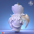Barn Owl Princess Miniature | Tabletop RPG Miniature | Pepunki Creatures | Roleplaying 3D Printed Fantasy Mini - 3DPrintDen