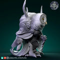 Great Grey Owl Druid Miniature | Tabletop RPG Miniature | Pepunki Creatures | Roleplaying 3D Printed Fantasy Mini - 3DPrintDen