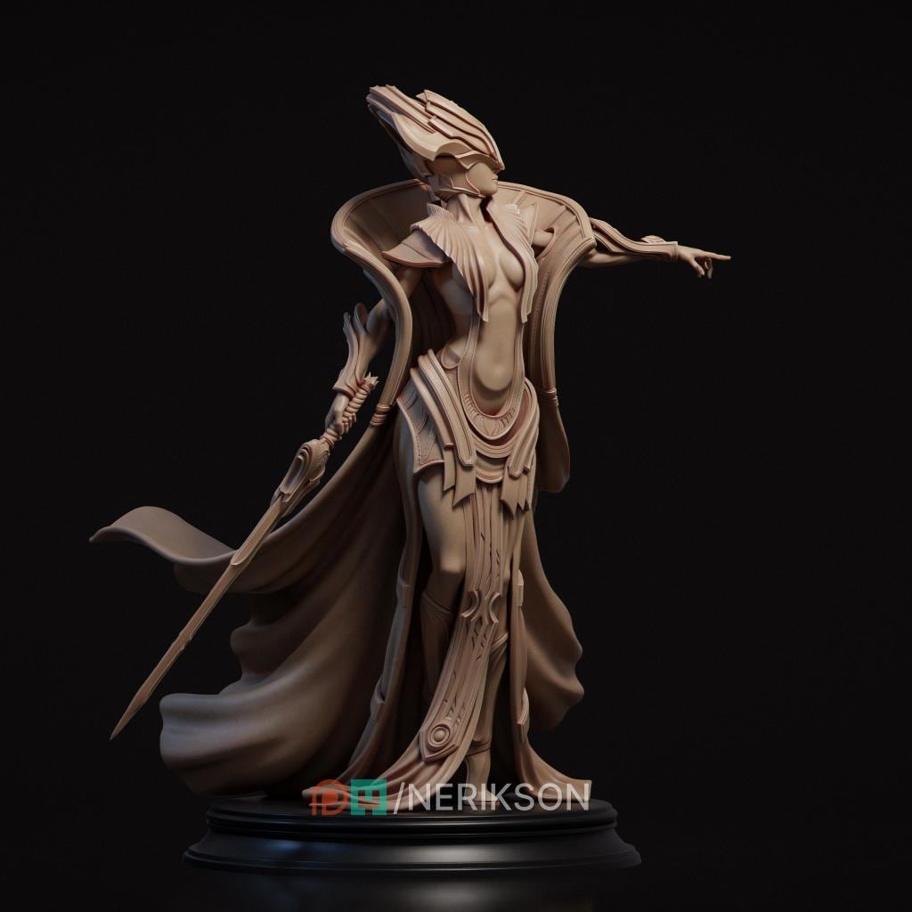 Incarnation of Destiny Miniature | Tabletop RPG Miniature | Nerikson | Roleplaying 3D Printed Fantasy Mini - 3DPrintDen