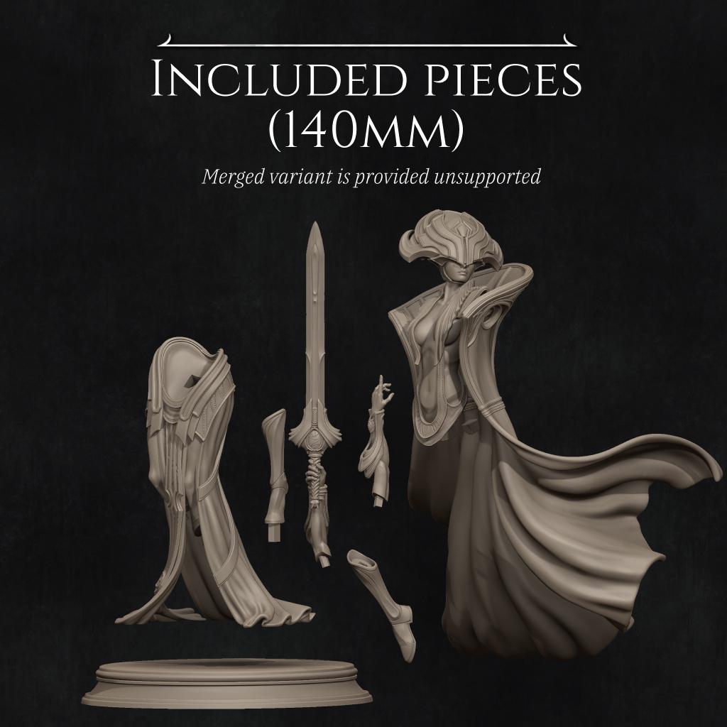 Incarnation of Destiny Miniature | Tabletop RPG Miniature | Nerikson | Roleplaying 3D Printed Fantasy Mini - 3DPrintDen