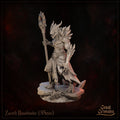 Dragonborn Runesmith Miniature, Zareth Runebinder | Tabletop RPG Miniature | Great Grimoire | Roleplaying 3D Printed Fantasy Mini - 3DPrintDen