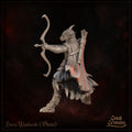 Female Dragonborn Archer Miniature, Zevra Windscale | Tabletop RPG Miniature | Great Grimoire | Roleplaying 3D Printed Fantasy Mini - 3DPrintDen